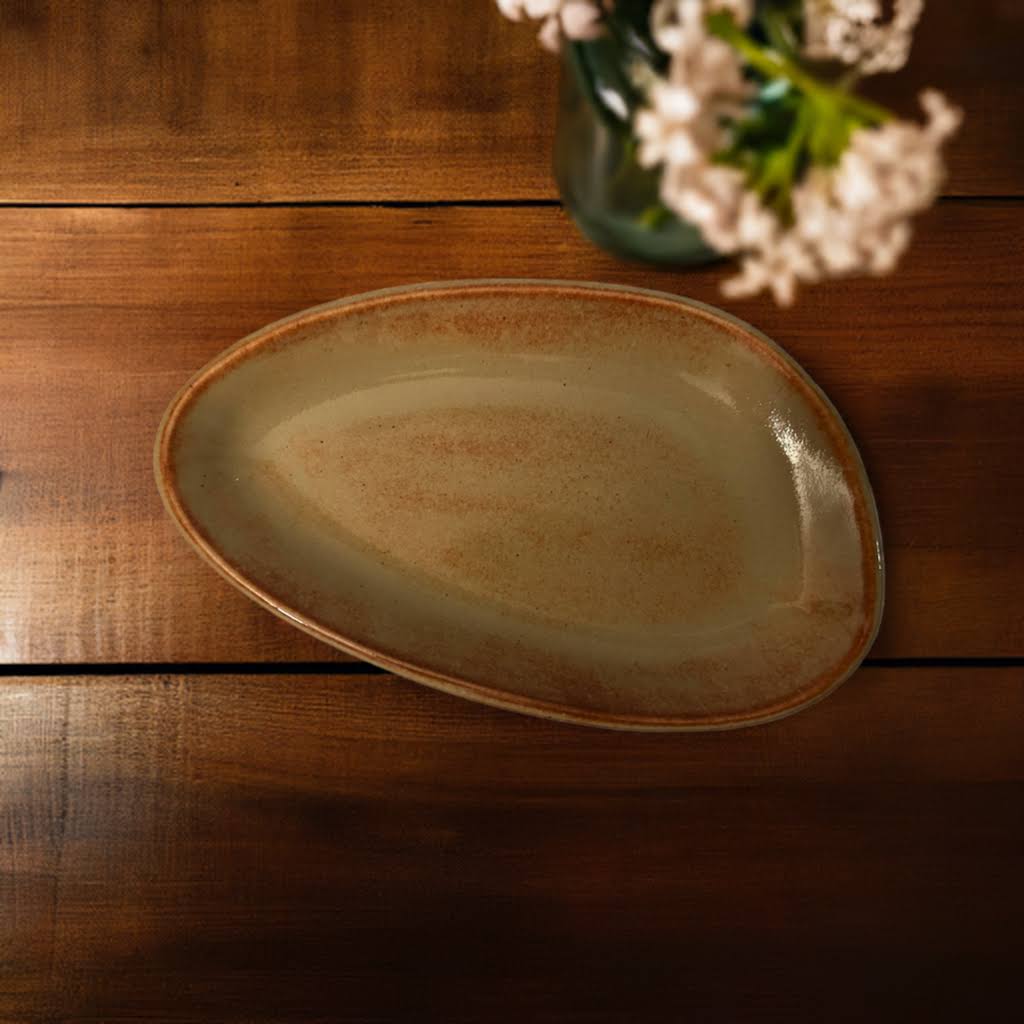Handmade Ceramic Appetizer Plates - Set of 3